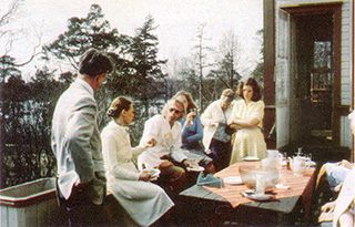 A visit with handicraft makers in Finland.